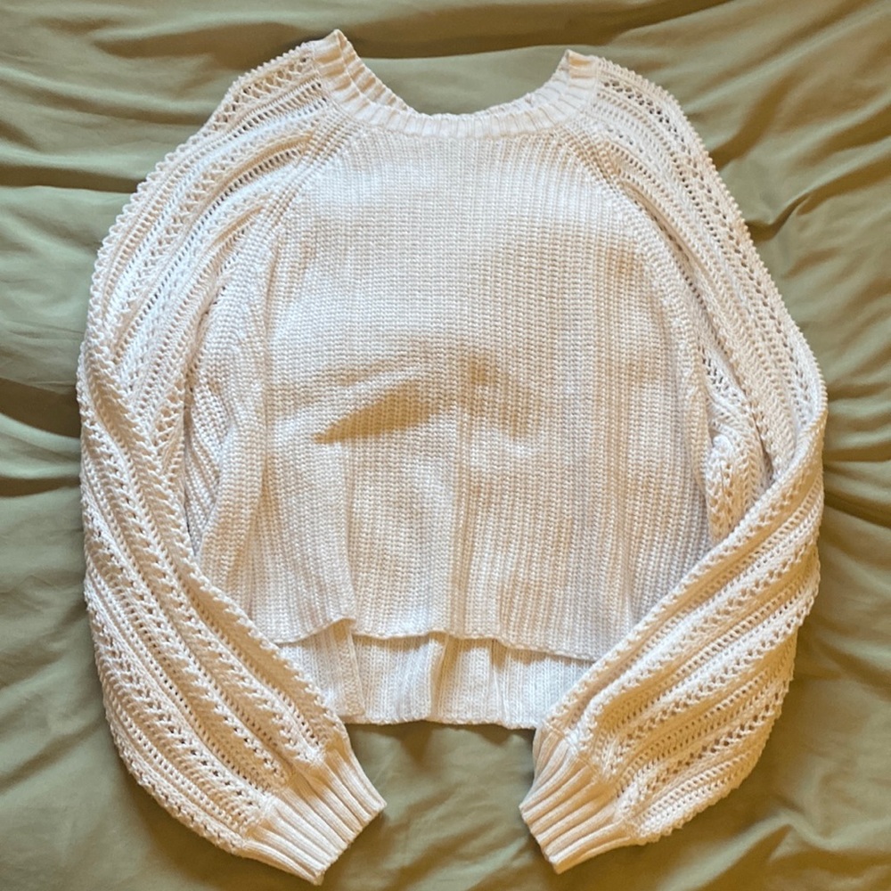american eagle knit raglan sweater